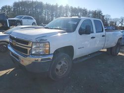 Salvage trucks for sale at North Billerica, MA auction: 2012 Chevrolet Silverado K3500