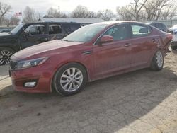 Salvage cars for sale at Wichita, KS auction: 2014 KIA Optima EX