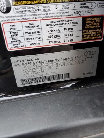 2013 Audi A3 Premium