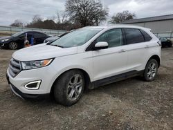 Ford salvage cars for sale: 2017 Ford Edge Titanium