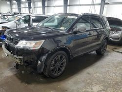 Salvage cars for sale at Ham Lake, MN auction: 2017 Ford Explorer XLT