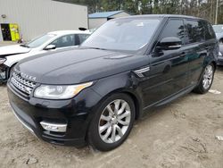 Salvage cars for sale from Copart Seaford, DE: 2016 Land Rover Range Rover Sport HSE