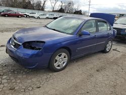 Chevrolet Malibu salvage cars for sale: 2006 Chevrolet Malibu LT