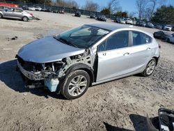 Salvage cars for sale at Madisonville, TN auction: 2019 Chevrolet Cruze LT