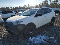 Salvage cars for sale at Windham, ME auction: 2018 Toyota Rav4 SE
