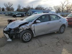 Salvage cars for sale from Copart Wichita, KS: 2017 Toyota Corolla L