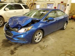 Vehiculos salvage en venta de Copart Ham Lake, MN: 2017 Chevrolet Cruze LT