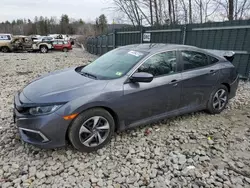 Salvage cars for sale from Copart Candia, NH: 2020 Honda Civic LX