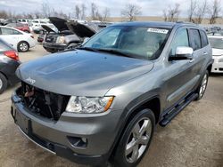 Jeep salvage cars for sale: 2012 Jeep Grand Cherokee Overland