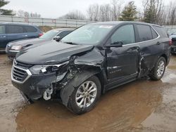 Salvage cars for sale at Davison, MI auction: 2021 Chevrolet Equinox LT