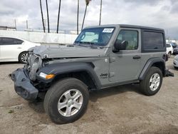 Jeep salvage cars for sale: 2021 Jeep Wrangler Sport