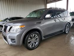 Salvage cars for sale at Riverview, FL auction: 2018 Nissan Armada SV