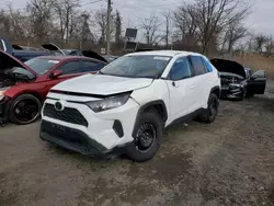 Salvage cars for sale at Marlboro, NY auction: 2021 Toyota Rav4 LE