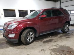 Salvage cars for sale from Copart Blaine, MN: 2016 Chevrolet Equinox LT