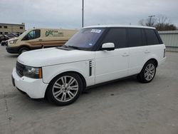 Salvage cars for sale from Copart Wilmer, TX: 2012 Land Rover Range Rover HSE Luxury