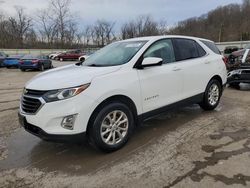 Salvage cars for sale from Copart Ellwood City, PA: 2018 Chevrolet Equinox LT