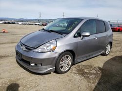 Salvage cars for sale at Vallejo, CA auction: 2007 Honda FIT S