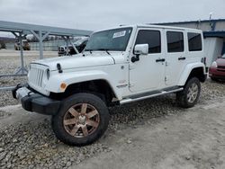 Salvage cars for sale at Wayland, MI auction: 2013 Jeep Wrangler Unlimited Sahara