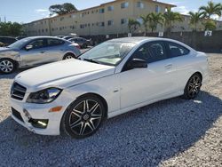 Mercedes-Benz C 250 salvage cars for sale: 2013 Mercedes-Benz C 250