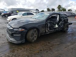 Salvage cars for sale at San Diego, CA auction: 2021 Ford Mustang GT