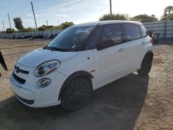 Salvage cars for sale from Copart Miami, FL: 2014 Fiat 500L Easy