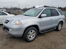 Acura MDX Touring salvage cars for sale: 2002 Acura MDX Touring