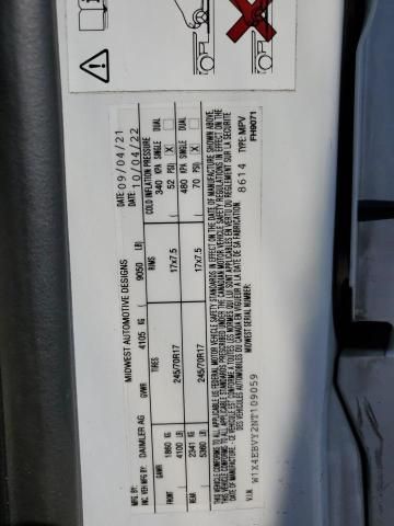 2022 Mercedes-Benz Sprinter 2500