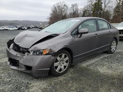 Salvage cars for sale at Concord, NC auction: 2009 Honda Civic LX