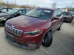 Salvage SUVs for sale at auction: 2021 Jeep Cherokee Latitude