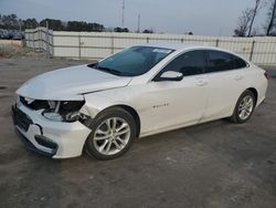 Salvage cars for sale at Dunn, NC auction: 2017 Chevrolet Malibu LT