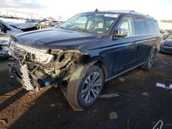 Salvage cars for sale at Brighton, CO auction: 2021 Ford Expedition Max Platinum