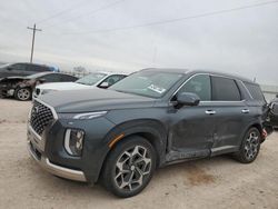 Salvage cars for sale at Andrews, TX auction: 2022 Hyundai Palisade Calligraphy