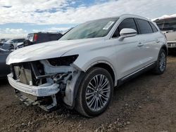 Lincoln salvage cars for sale: 2016 Lincoln MKX Reserve