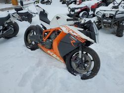 Salvage cars for sale from Copart Nisku, AB: 2014 KTM 1190 RC8