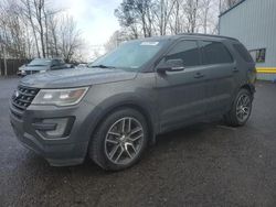 Salvage cars for sale at Portland, OR auction: 2016 Ford Explorer Sport