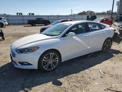 Salvage cars for sale at Fredericksburg, VA auction: 2017 Ford Fusion Titanium