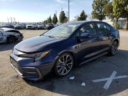 Salvage cars for sale at Rancho Cucamonga, CA auction: 2020 Toyota Corolla SE