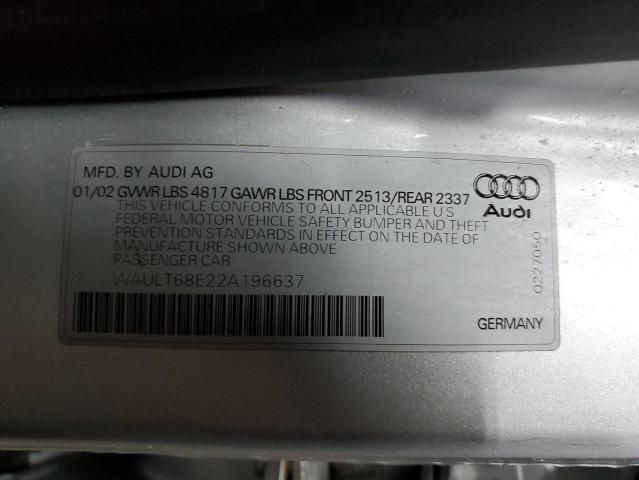 2002 Audi A4 3.0 Quattro