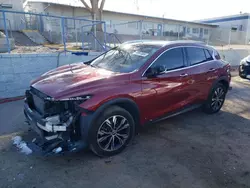 Salvage cars for sale at Albuquerque, NM auction: 2017 Infiniti QX30 Base