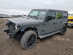 Jeep salvage cars for sale: 2021 Jeep Wrangler Unlimited Sport