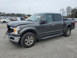 Ford salvage cars for sale: 2018 Ford F150 Supercrew