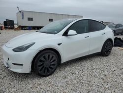 Salvage cars for sale from Copart New Braunfels, TX: 2023 Tesla Model Y