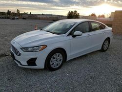 Salvage cars for sale from Copart Mentone, CA: 2019 Ford Fusion S