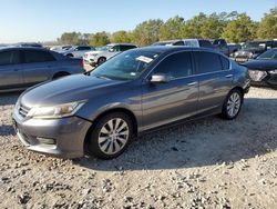 Salvage cars for sale from Copart Houston, TX: 2014 Honda Accord EXL