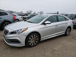 Salvage cars for sale from Copart West Warren, MA: 2017 Hyundai Sonata Sport