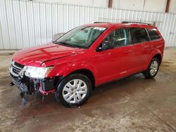 Dodge Journey SE salvage cars for sale: 2019 Dodge Journey SE