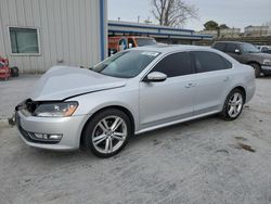 Salvage cars for sale from Copart Tulsa, OK: 2012 Volkswagen Passat SEL