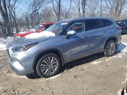 Salvage cars for sale from Copart Cicero, IN: 2020 Toyota Highlander Platinum