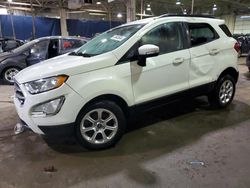 Salvage cars for sale at Woodhaven, MI auction: 2019 Ford Ecosport SE