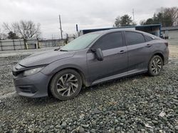 Salvage cars for sale from Copart Mebane, NC: 2017 Honda Civic EX